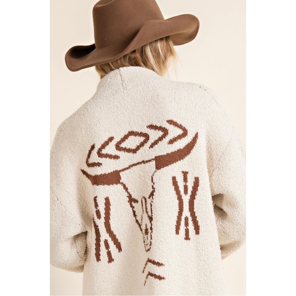 Western/Aztec Midi Cardigan/Coat! SO SOFT and COZY! - Picture 9 of 9